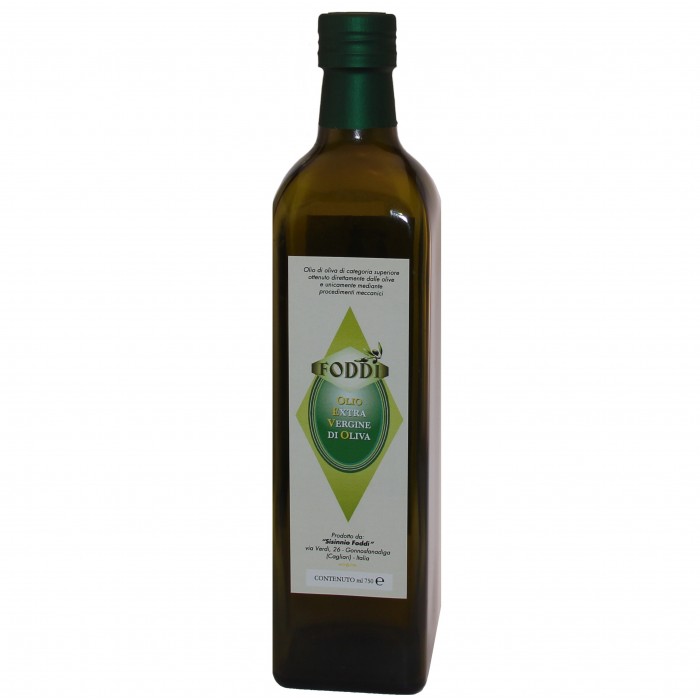 Olio extravergine di oliva - Bottiglia di vetro 750 ml.